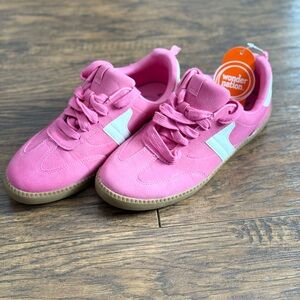 Wonder Nation Pink Sneakers with White Accents
